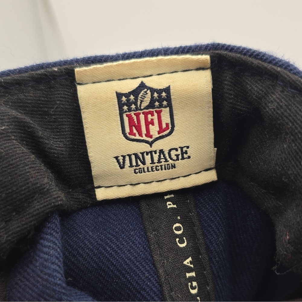 Mitchell & Ness NFL Vintage Collection Chicago Bears Navy/Orange Snapback Hat - Picture 5 of 6